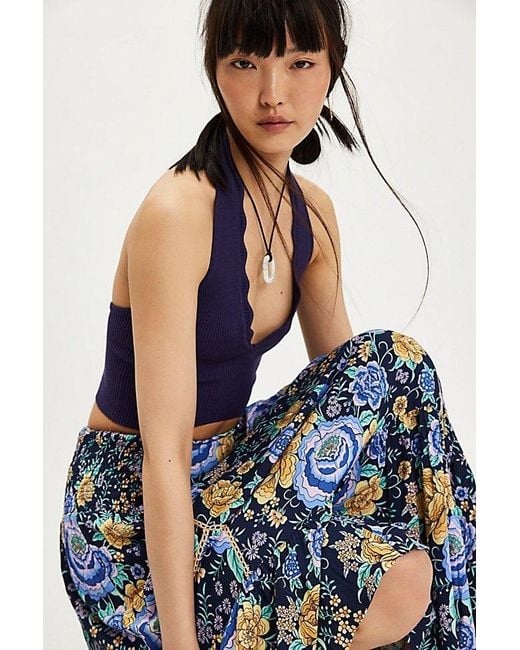 Spell Blue X Fp Full Bloom Maxi Skirt