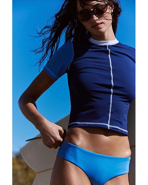 Rashi World Blue Low-Rise Surf Bottom