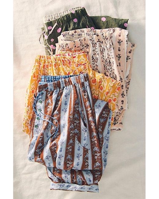 Free People Multicolor On Repeat Pyjama Trousers