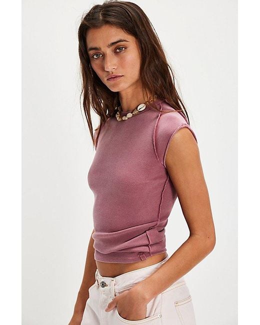 Free People Red Ever Had Tee