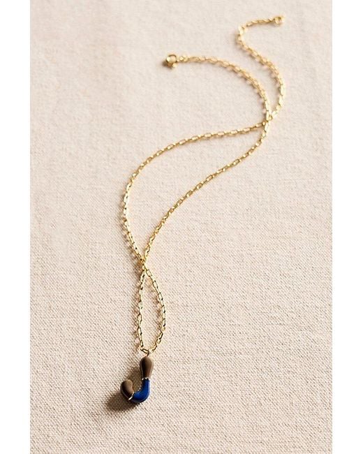 Local Eclectic Natural Fp X Bubble Letter Necklace