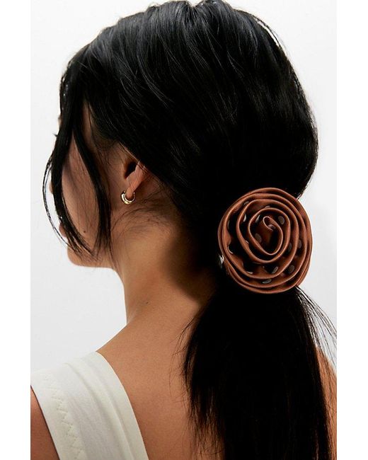 Free People Black Grand Gesture Floral Clip