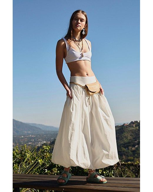 Free People Natural Bubble Bliss Skirt
