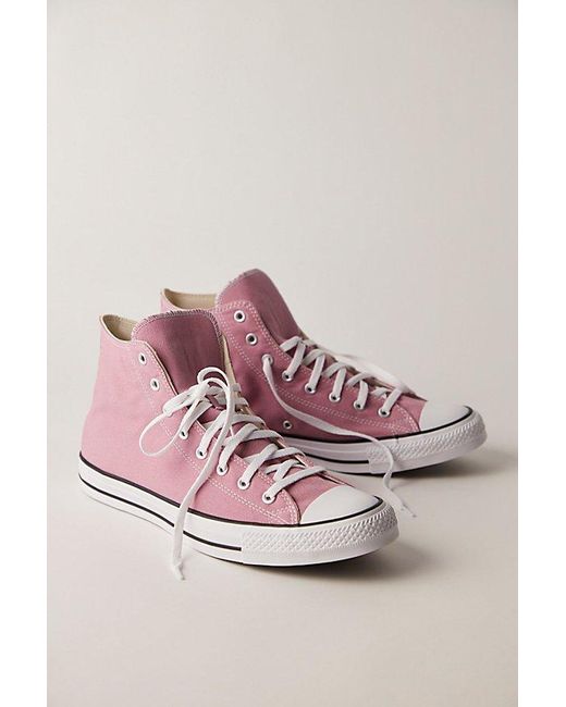 Converse Pink Chuck Taylor All Star Hi Top Sneakers