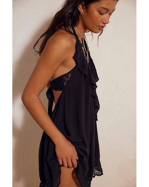 free-est Black Feeling Floral Romper By