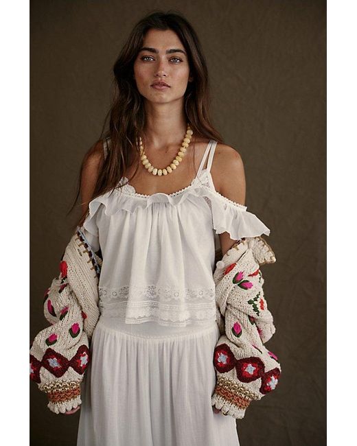 Free People Brown Field Of Roses Set