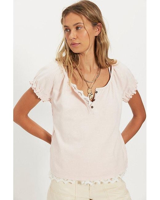 Free People Multicolor Issa Tee