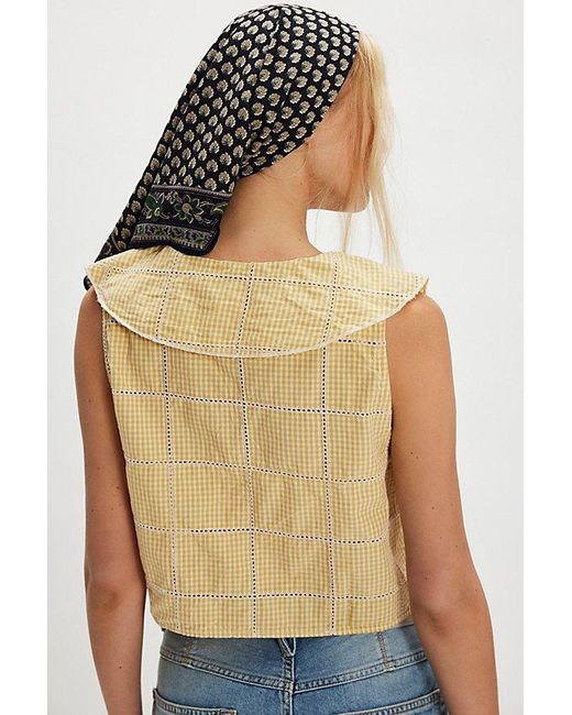 Free People Blue Waiting For Me Top