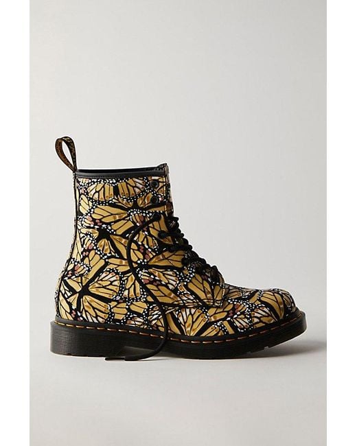 Dr. Martens Black 1460 Butterfly Lace Up Boots