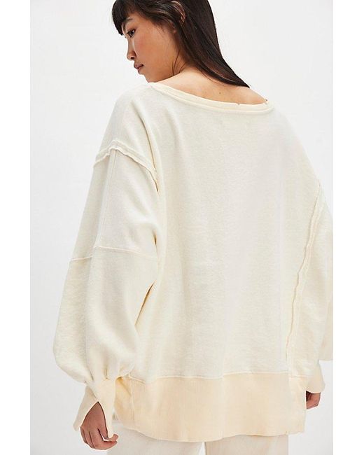 Free People Multicolor Graphic Camden Pullover