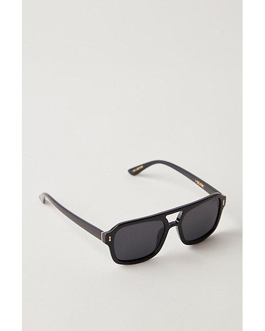 Free People Brown Royal Polarized Aviator Sunglasses