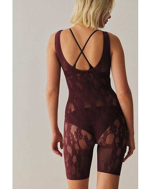 Intimately By Free People Multicolor Extra Or Nothing Bike Short Romper By