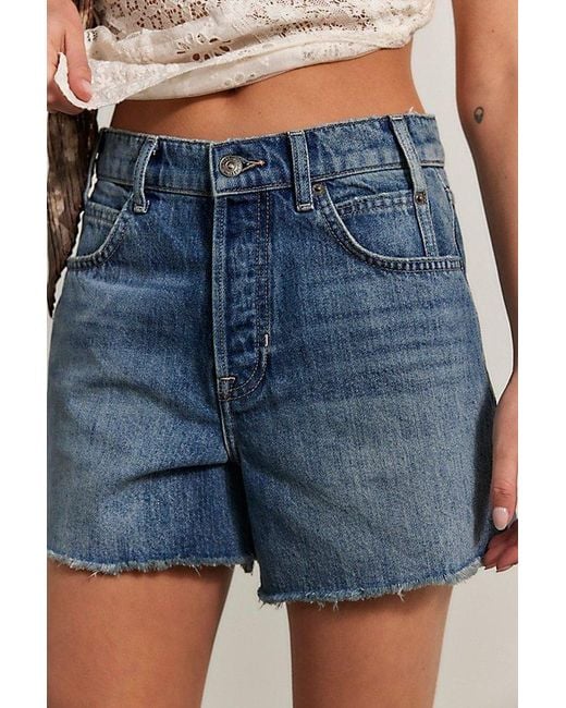 Free People Blue Tippi Denim Shorts