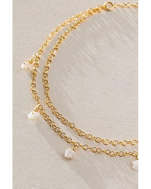 Free People Natural High Tide Herkimer Diamond Bracelet