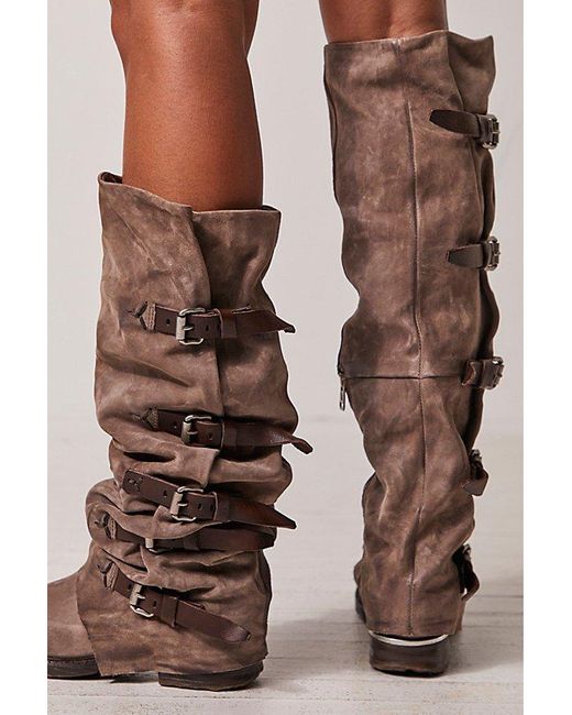 A.s.98 Natural Tatum Over The Knee Boot