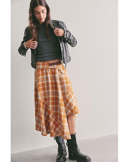 Free People Multicolor Take Me Along Summer Circle Skirt