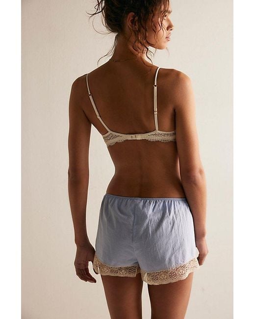Only Hearts Brown Lace Edge Shorties