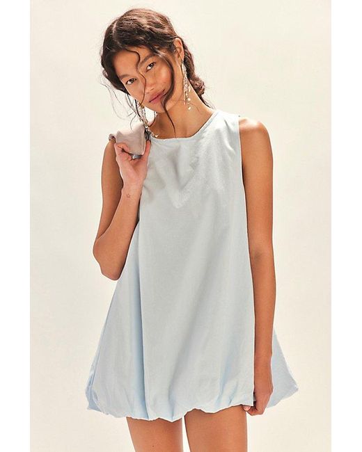 free-est White Struttin' Bubble Mini Dress By