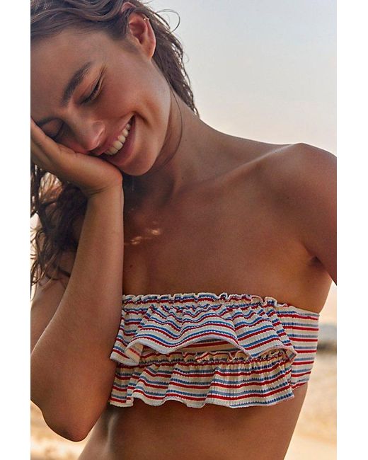 Solid & Striped Brown The Kaia Bikini Top