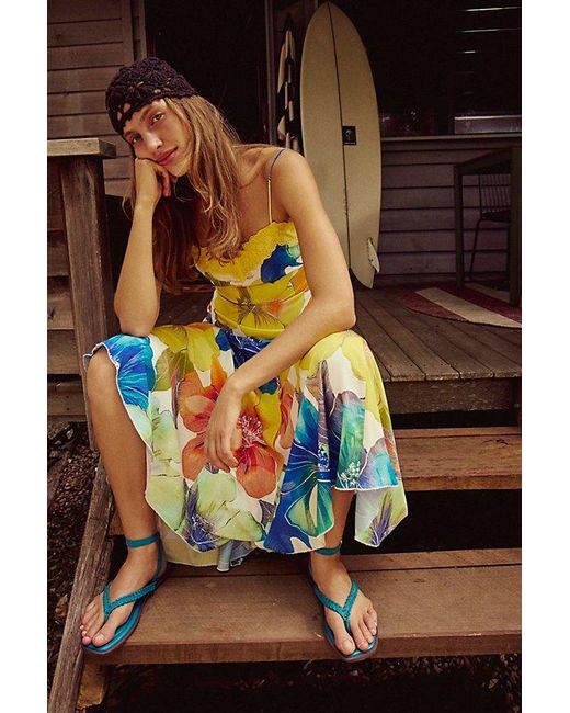 Free People Metallic Bloomspell Maxi Dress