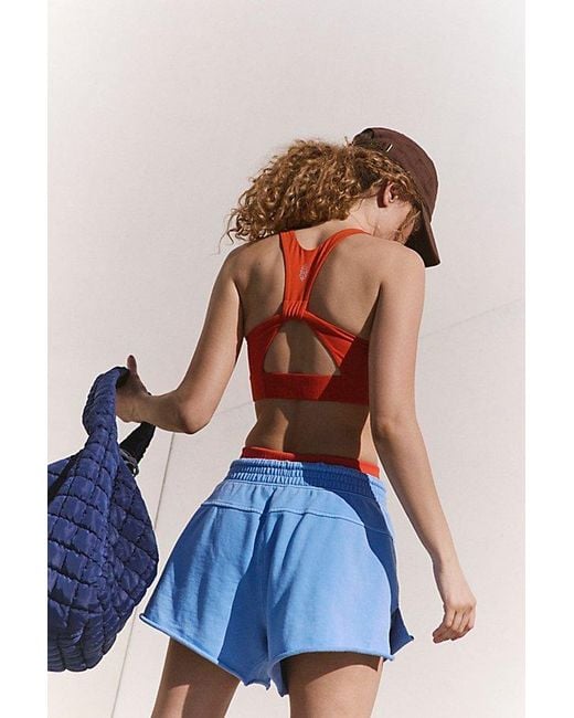 Fp Movement Blue Knockout Sweat Shorts