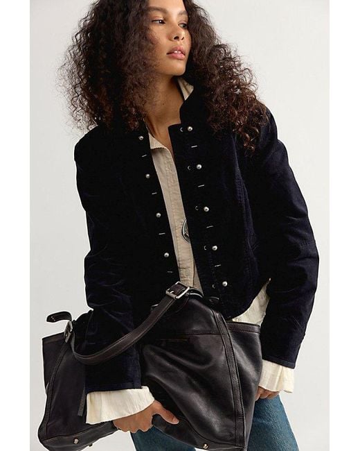 Free People Black We The Free Emery Winged Tote Bag