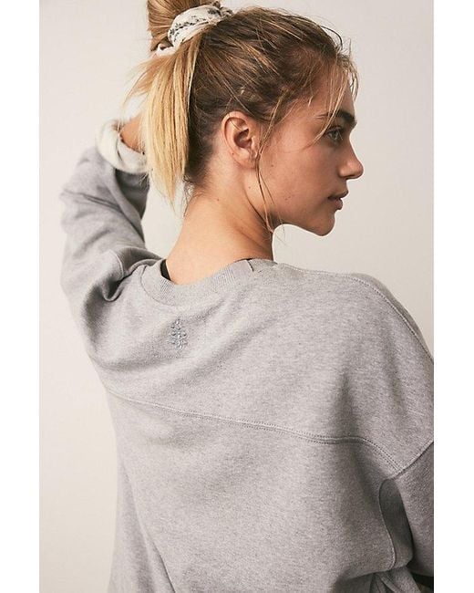 Fp Movement Gray All Star Solid Pullover