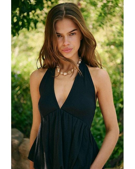 free-est Green Paige Top By