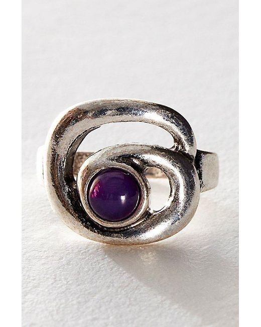 Free People Purple Gone For The Summer Ring