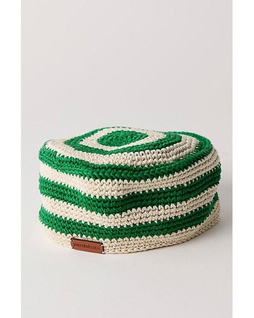 Pardo Hats Green Pardo Zafa Pillbox Hat By