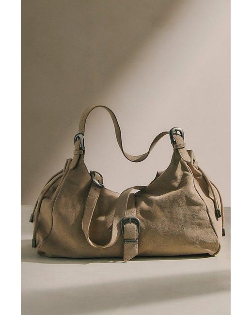 Free People Natural Serena Cinched Shoulder Bag