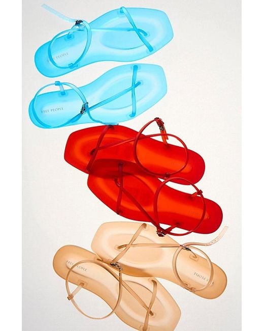 FP Vegan Collection Blue Sugar Rush Jelly Sandals By