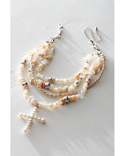 Free People Natural Dream Of Me Statement Necklace At In Cream