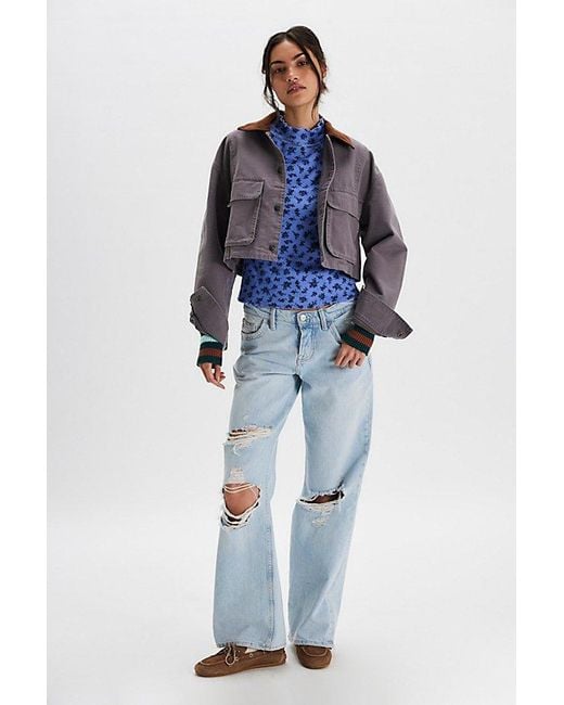 Free People Blue Bold Bowery Cuff