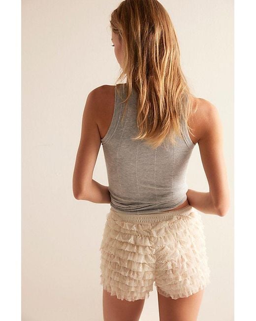 Intimately By Free People Gray Feeling For Lace Shorties By