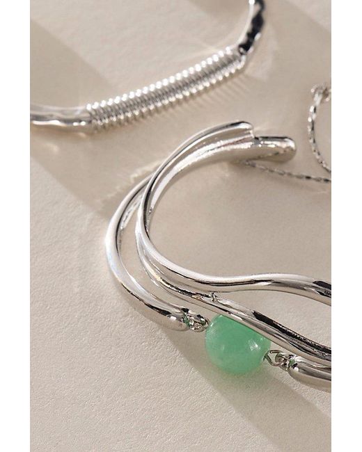 Free People Natural Muse Stack Bangle Set