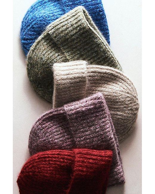 Free People Green Frostline Beanie