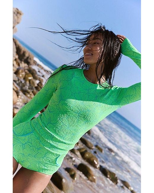Seea Green Palomar Uv Protection Crop Top Rashguard