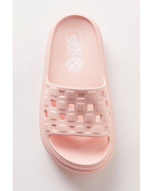 Free People Pink Vans Slide-on Vr3crush Sandals