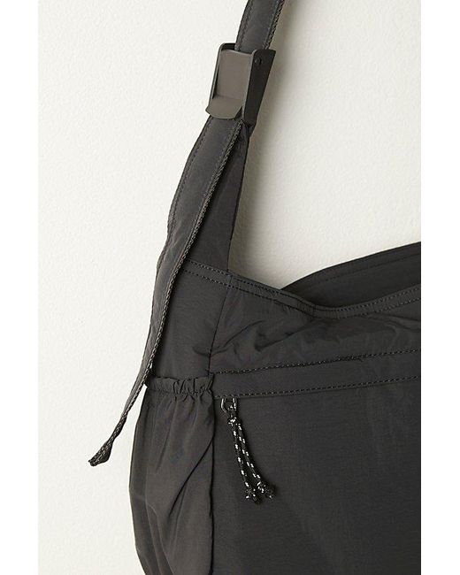 Free People Blue Checkmate Sling Bag