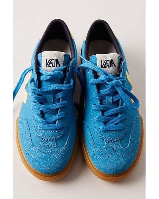Veja Blue Volley Suede Sneakers
