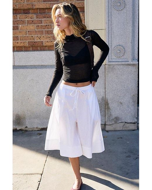 Free People Women's Natural Menorca Slouchy Capris