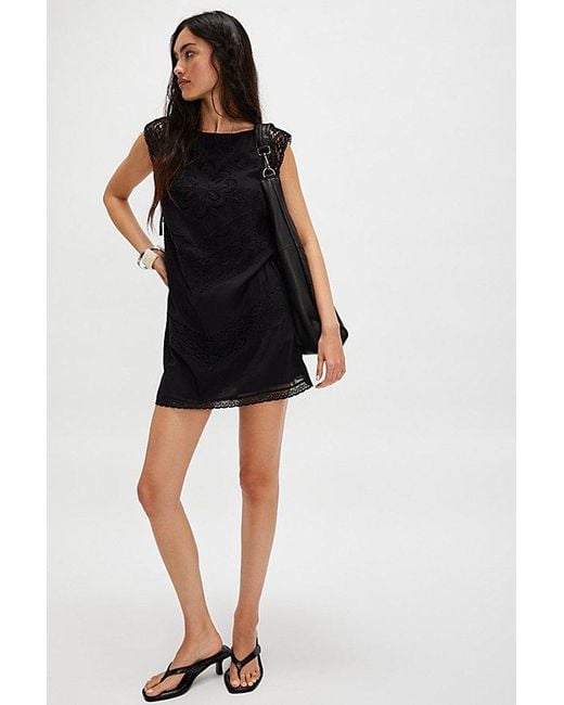 princess polly baby blue dress Free People Made You Look Mini Slipdress in Black at Nordstrom, Size Large