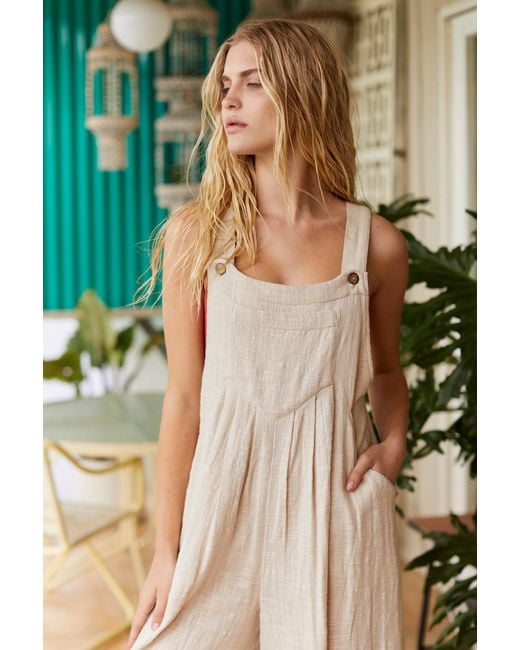 Free People Multicolor Sun-drenched Overalls By Endless Summer