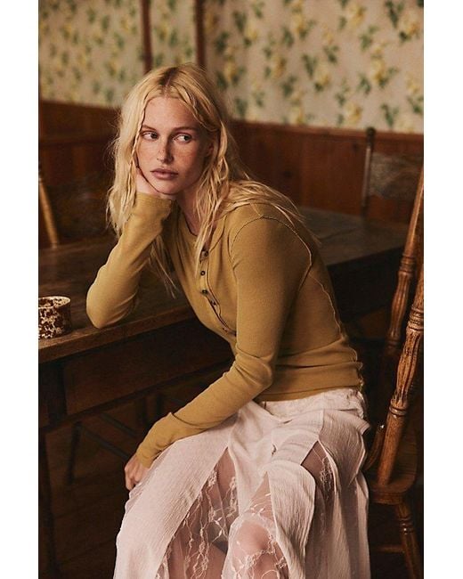 Free People Blue Jamie Henley