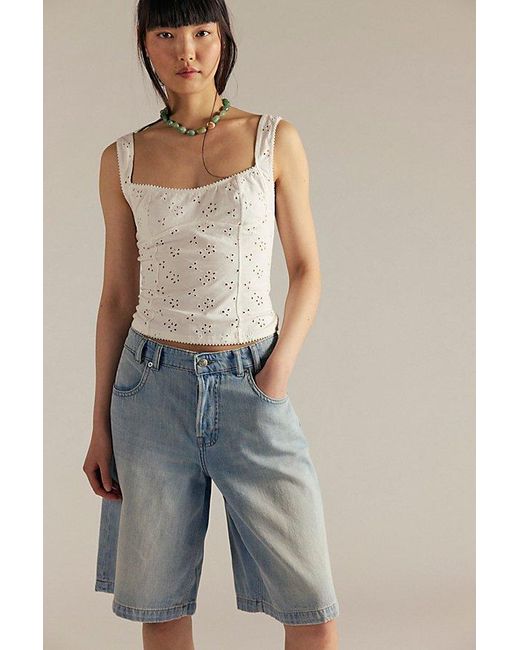 Free People Multicolor Crvy Back To Basics Shorts By