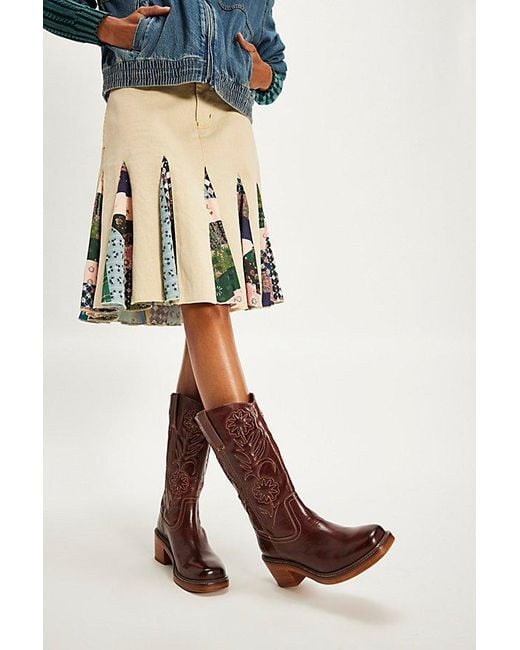 Frye Multicolor Kate Deco Stich Boots