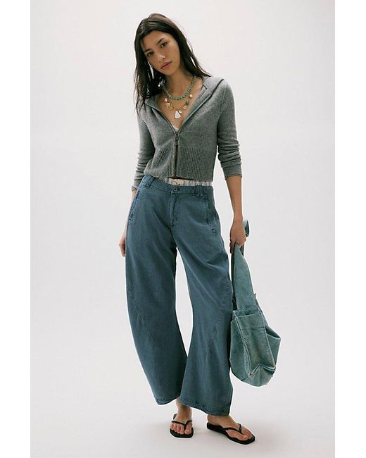 Free People Green Fran Cashmere Hoodie