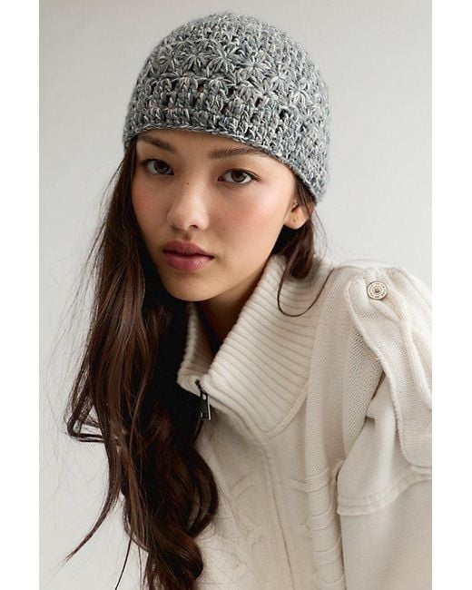 Free People Blue Peggy Knitted Cap