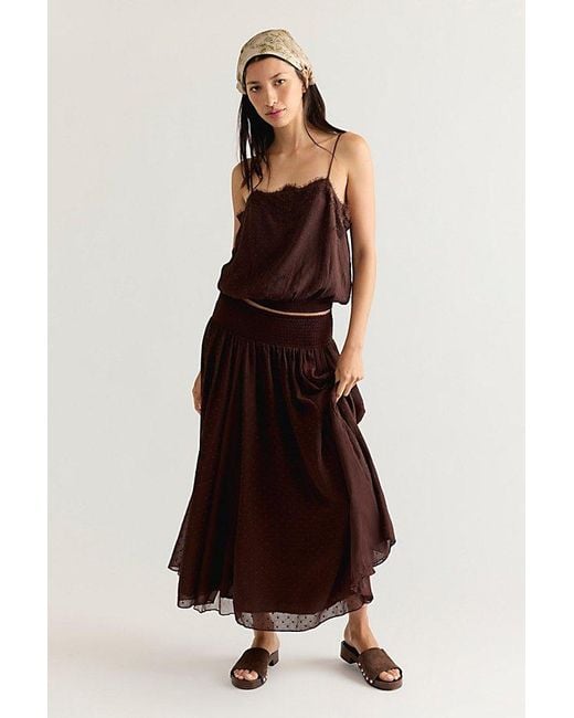 Free People Multicolor Sunflare Maxi Skirt Set